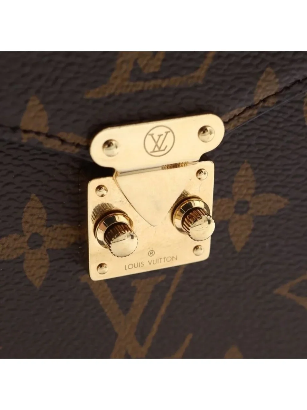 Louis Vuitton Phone Pouch Metis Monogram Canvas Shoulder Bag Brown